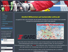 Tablet Screenshot of forum.hoehenretter-online.de